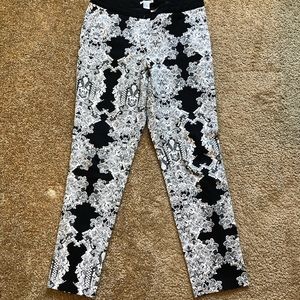 Black and White Slacks
